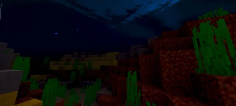 Новый вид освещения под водой ночью