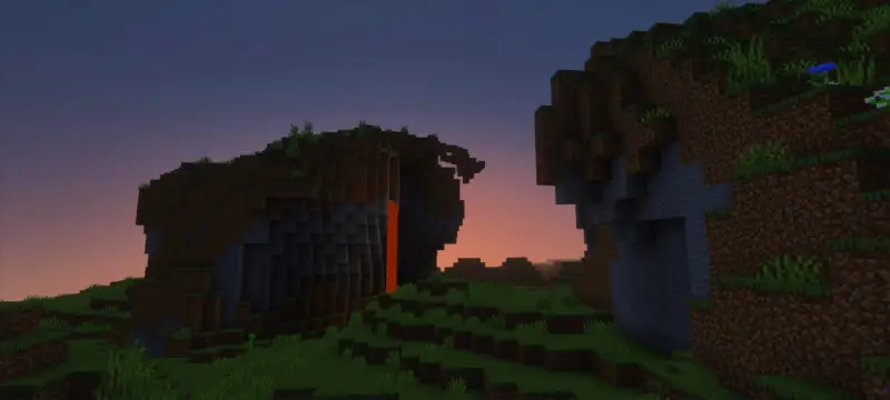 Новый вид освещения у лавы