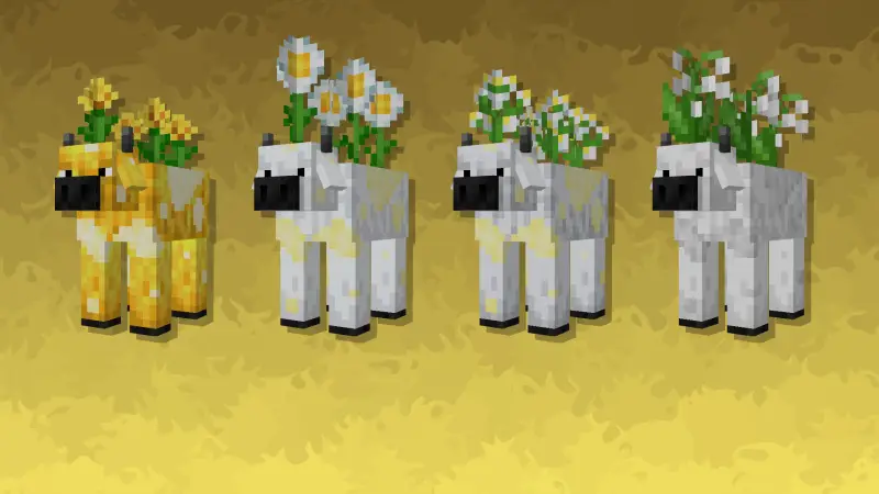 Коровы с различными цветами на спине