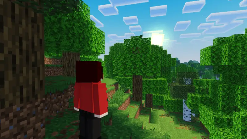 Вид солнца днем