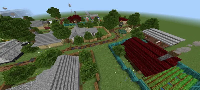 Вид на поселок