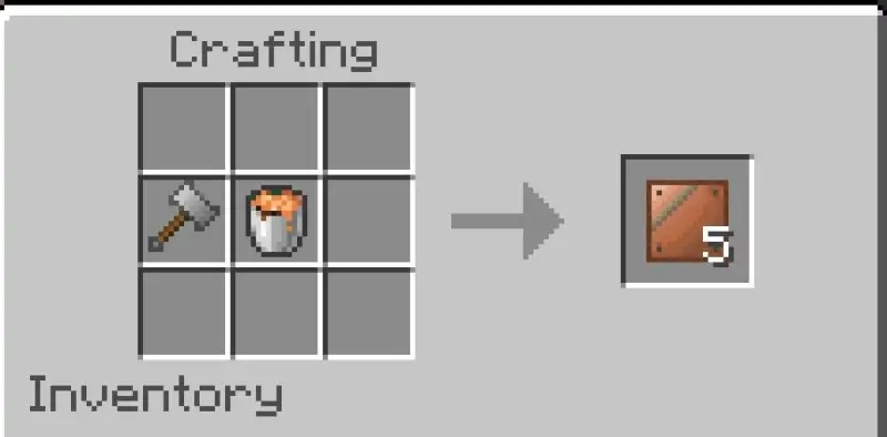 Крафт медной пластины