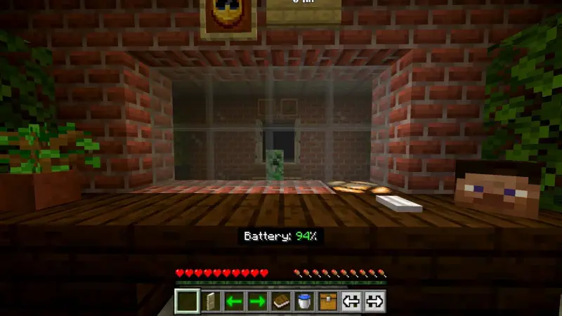 Окно сзади офиса