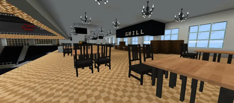 Кухня в здании арены