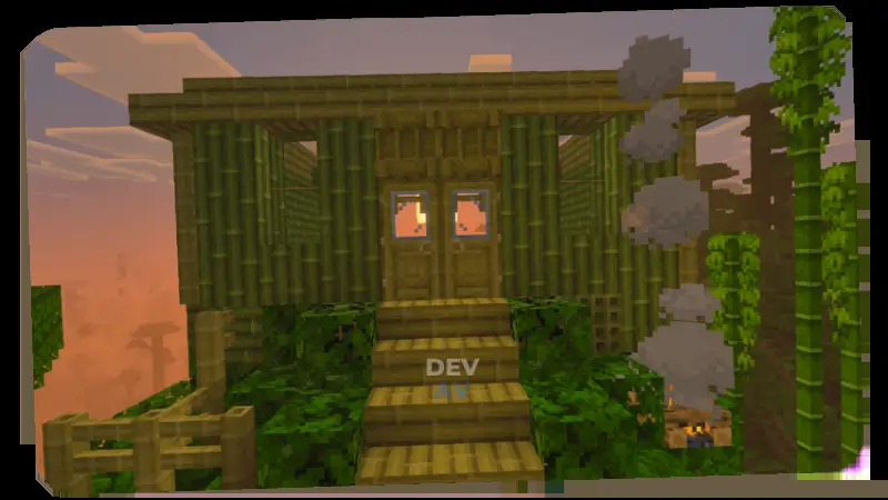 Новый вид бамбуковых дверей