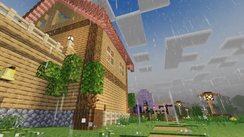 Туман во время дождя