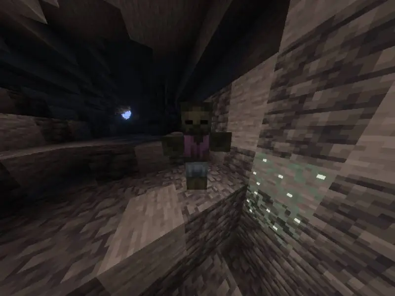 Новый вариант зомби в пещере