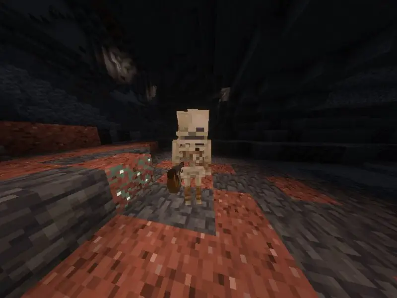 Новый вариант скелета в пещере