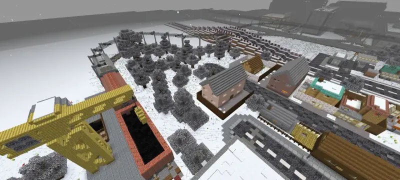 Houses in the suburbs