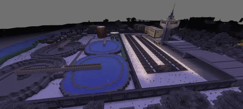 Water treatment plant and airport