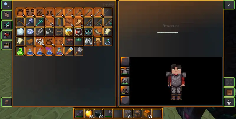 Измененный внешний вид инвентаря и предметов