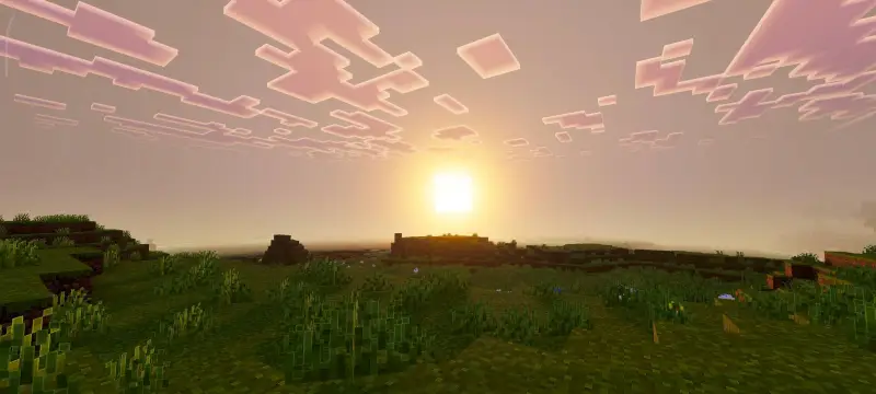 Новый вид солнца вечером