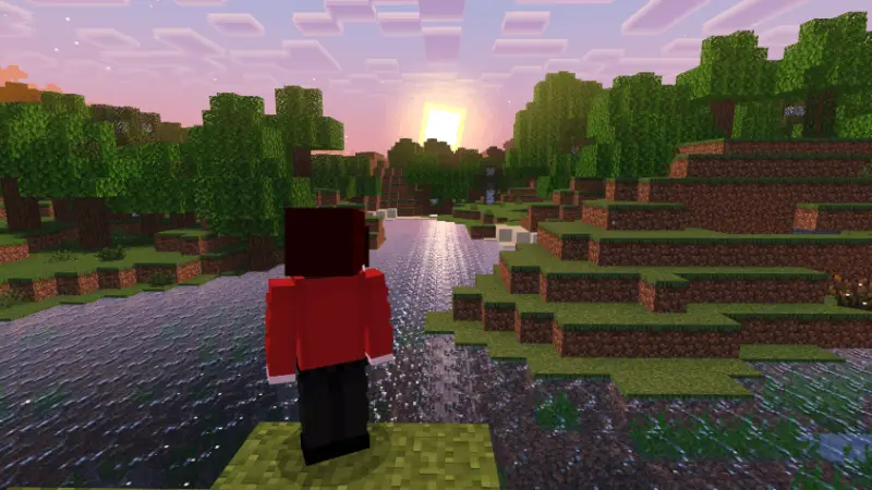 Новый вид солнца вечером