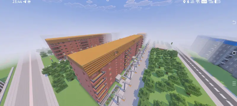 View of city buildings