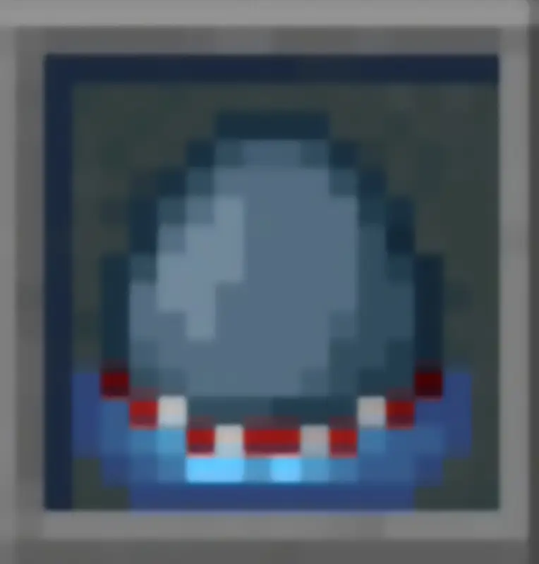 Предмет атаки в виде яйца спрута