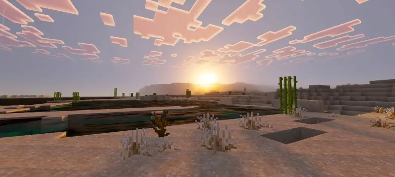 Новый вид освещения в пустыне вечером