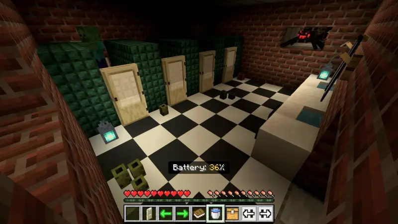 Камера комнаты с туалетами