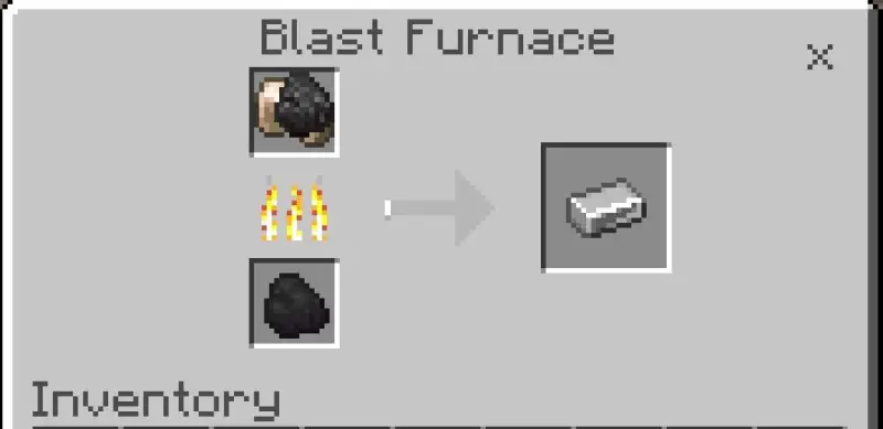 Новый крафт железного слитка