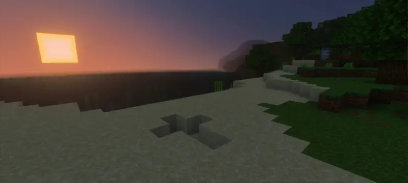 Новый вид солнца вечером