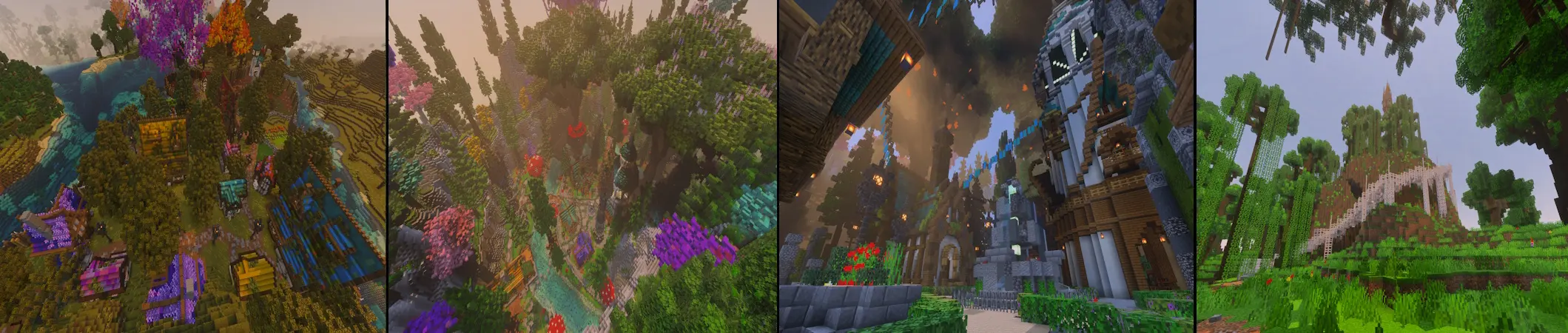 Зачарованный лес panorama