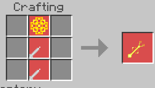 Крафт светового посоха