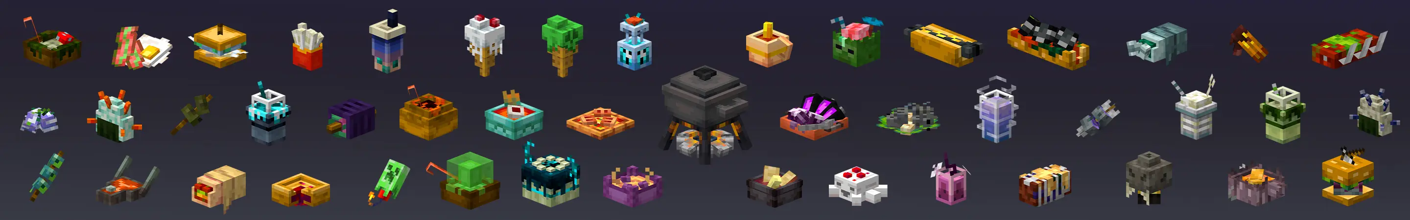 Дополнение Monster Food panorama