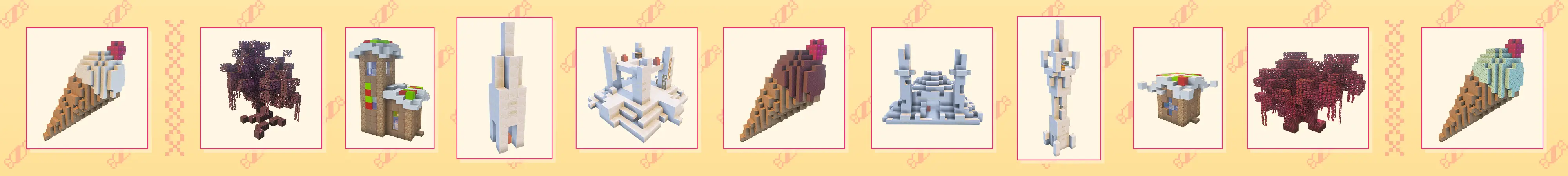 Конфетные биомы panorama