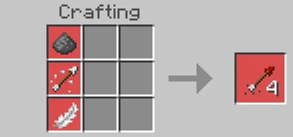 Крафт взрывной стрелы