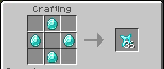 Крафт алмазного сюрикена