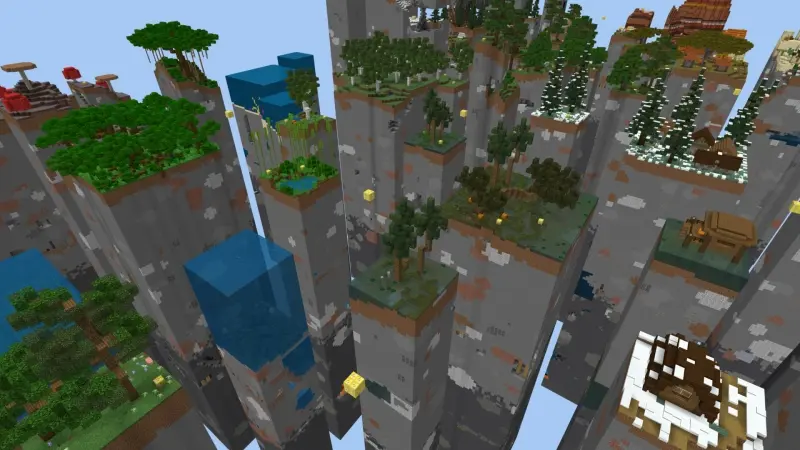 Скриншот Lucky Blocks Chunk Challenge №8