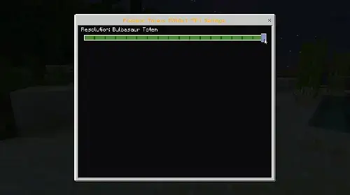 Настройки мода