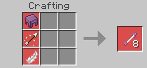 Крафт стрелы шалкера