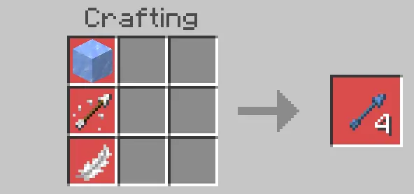 Крафт ледяной стрелы