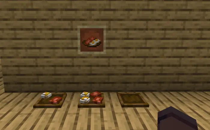 Блюдо для завтрака в рамке