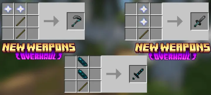 Крафт новых оружий 3