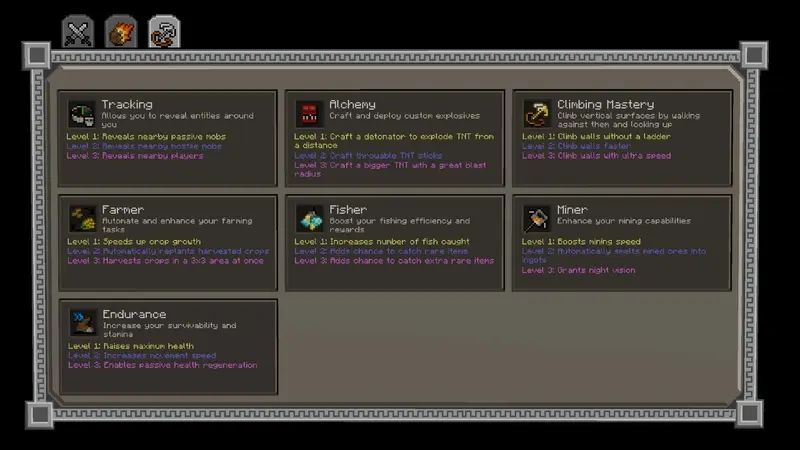 Скриншот Player Skills Pro Add-On №1