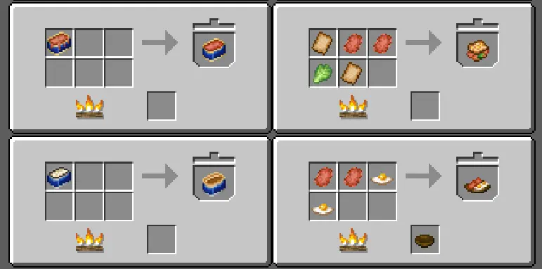 Крафт некоторых блюд в кастрюле