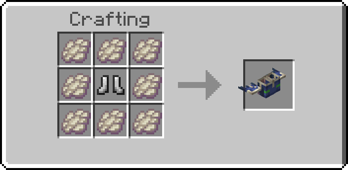 Получение синих фантомных ботинок