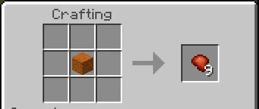 Крафт куска красного песчаника