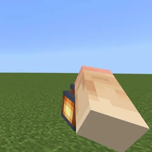 Новый вид фонаря в руке от первого лица