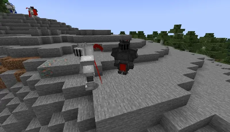 Рыцарь-голем на горах