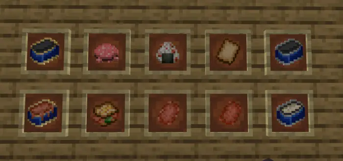 Некоторые виды блю в рамках