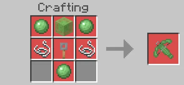 Крафт арбалета из слизи
