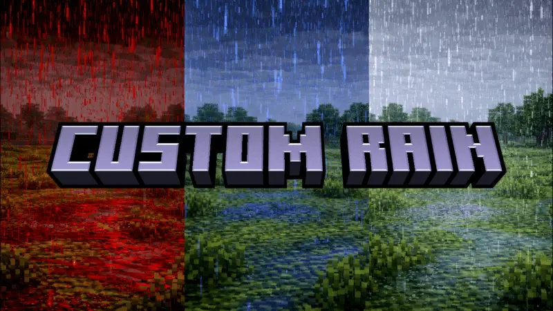 Новые виды дождя в лесу