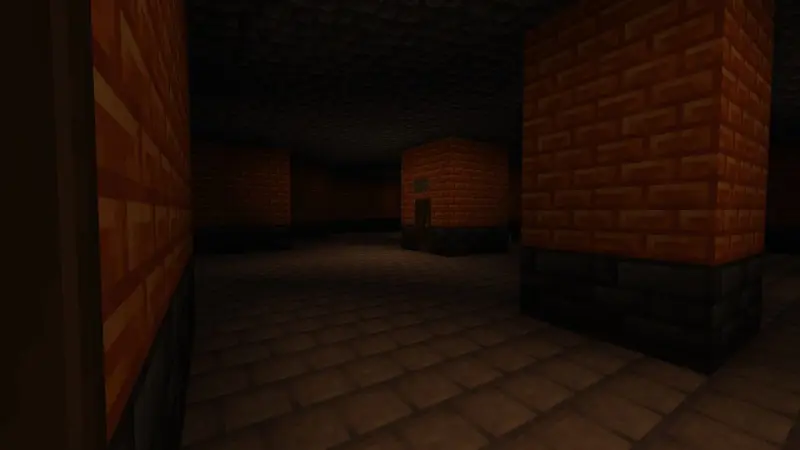 Коридор из кирпича