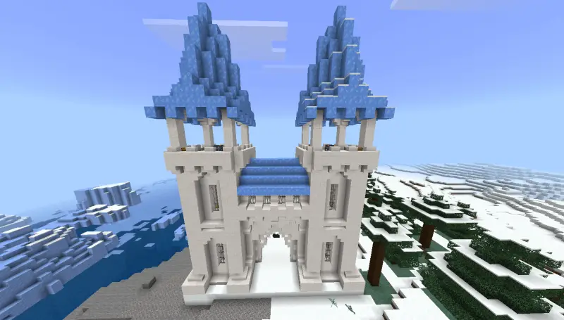 Башни в снежном биоме