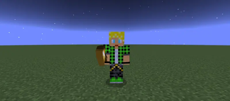 Boss with golden spear