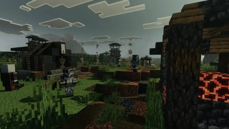 Лагерь мародёров в игре