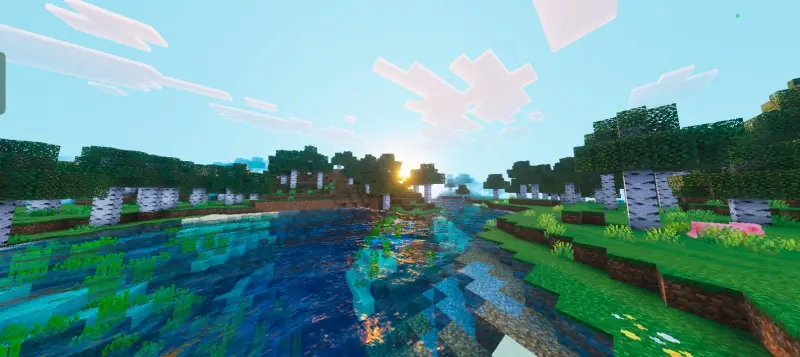 Новый вид воды днём