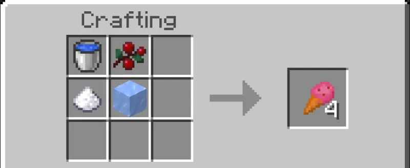 Крафт мороженного со сладкими ягодами